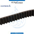 RIBBED V-belt 1333501 for BMW 3 Series E28 (1981-1990) models